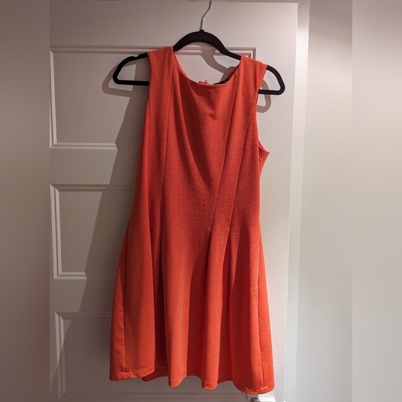 Forever 21 Coral A-Line Dress - Picture 4 of 4